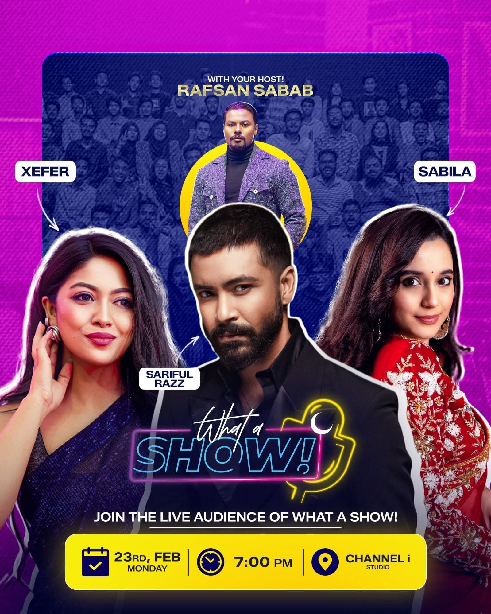 What a Show Season 10 Sabila Xefer Razz poster